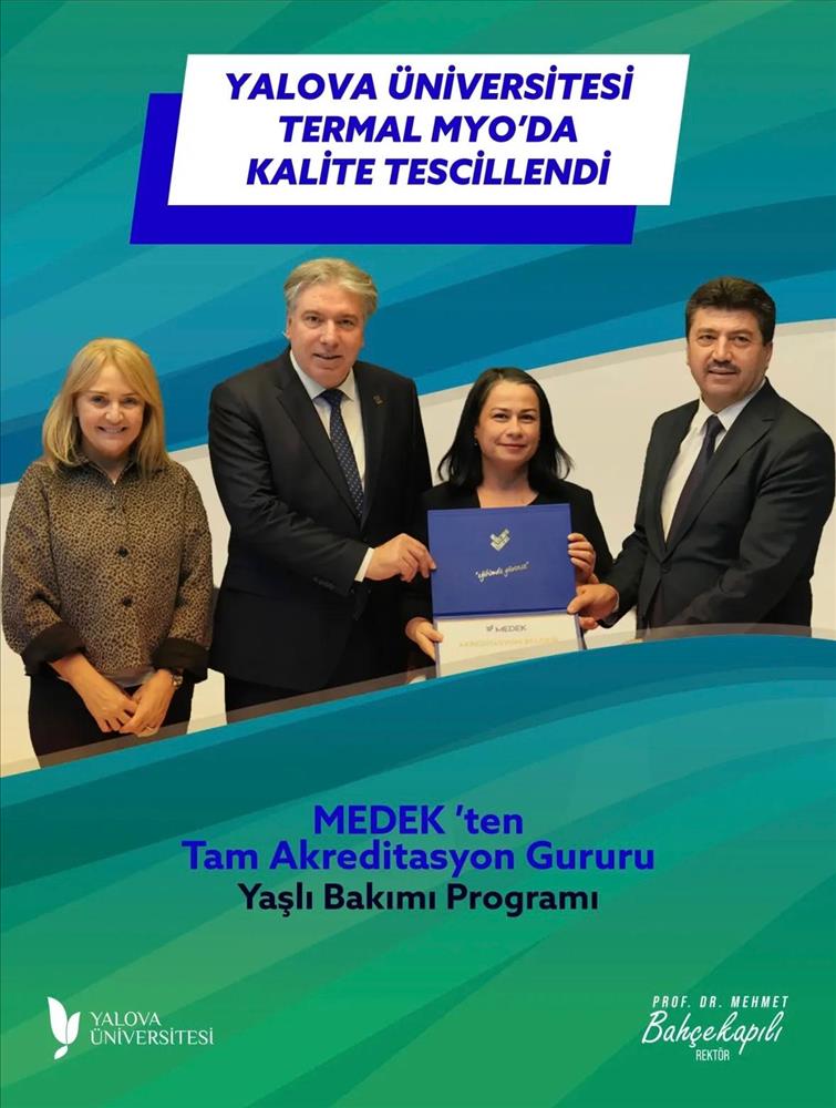 Yaşlı Bakımı Programı MEDEK Akreditasyonu Almaya Hak Kazandı
