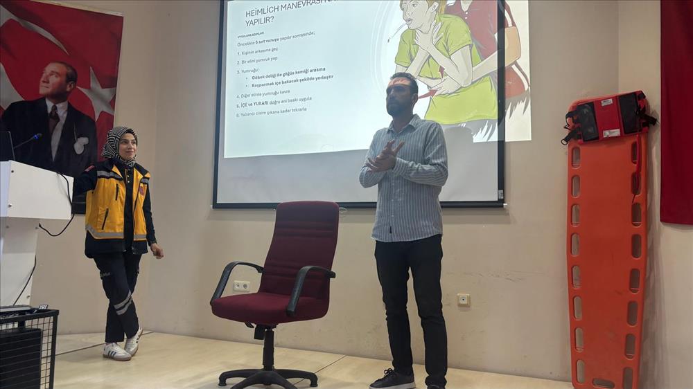 Temel İlk Yardım ve Temel Yaşam Desteği Eğitimi Gerçekleştirildi