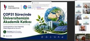TSHMYO, COP31 Sürecinde Sürdürülebilirlik Toplantısında Yerini Aldı
