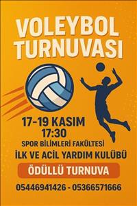 İlk ve Acil Yardım Kulübü’nden Voleybol Turnuvası Heyecanı Başlıyor.