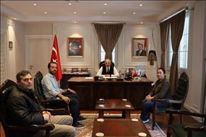 Termal SHMYO Yönetiminden Belediye Başkanı  Hüseyin Sinan Acar’a Ziyaret